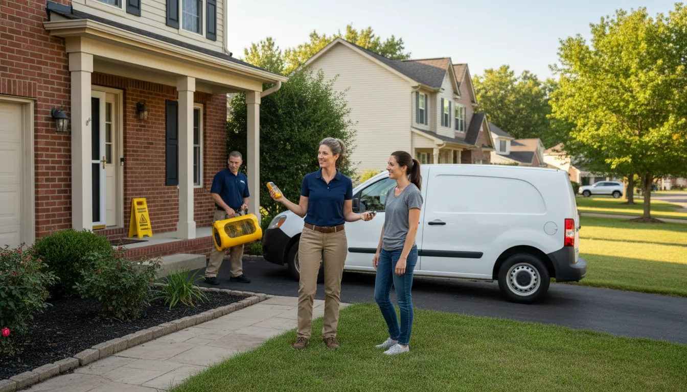 Water restoration image for Water Damage & Restoration Services in Dudley, MA